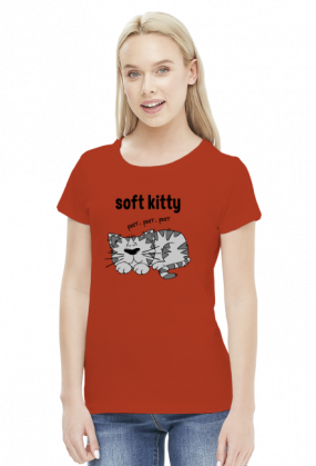 Soft kitty koszulka damska