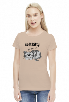 Soft kitty koszulka damska