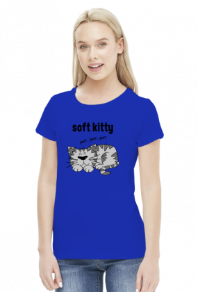 Soft kitty koszulka damska