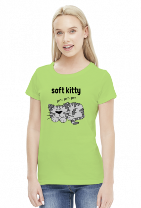 Soft kitty koszulka damska