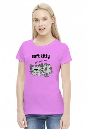 Soft kitty koszulka damska