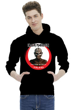 Bluza z kapturem IRON MAIDEN "The Book of Souls" POLAND