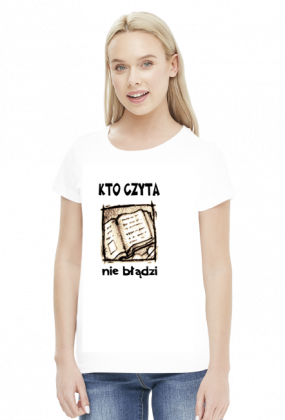 Koszulka Moje Pasje "Kto czyta nie błądzi"