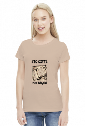 Koszulka Moje Pasje "Kto czyta nie błądzi"