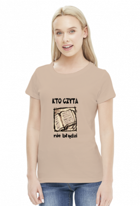 Koszulka Moje Pasje "Kto czyta nie błądzi"