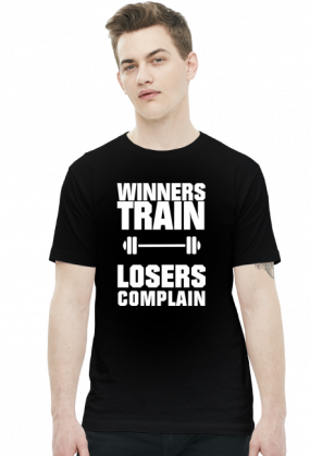 Winners Train Losers Complain (t-shirt) jasna grafika