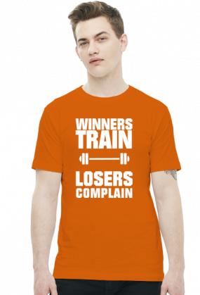 Winners Train Losers Complain (t-shirt) jasna grafika