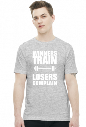 Winners Train Losers Complain (t-shirt) jasna grafika