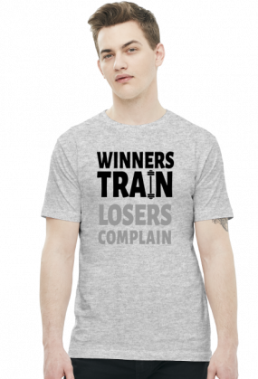 Winners Train Losers Complain v2 (t-shirt) ciemna grafika
