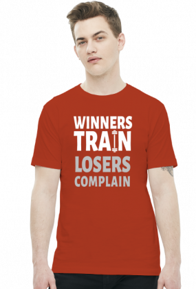 Winners Train Losers Complain v2 (t-shirt) jasna grafika