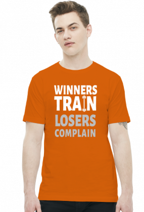 Winners Train Losers Complain v2 (t-shirt) jasna grafika