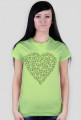 T-Shirt Damski - Rower my Love