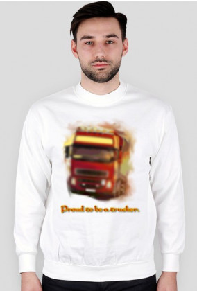 Proud to be a trucker - Bluza weekend