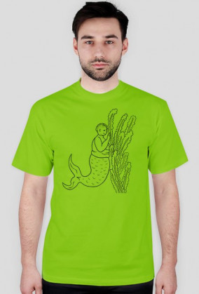 Drawing - Fat Mermaid
