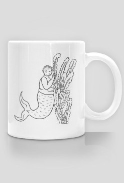 Drawing - Fat Mermaid