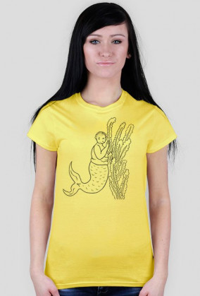 Drawing - Fat Mermaid