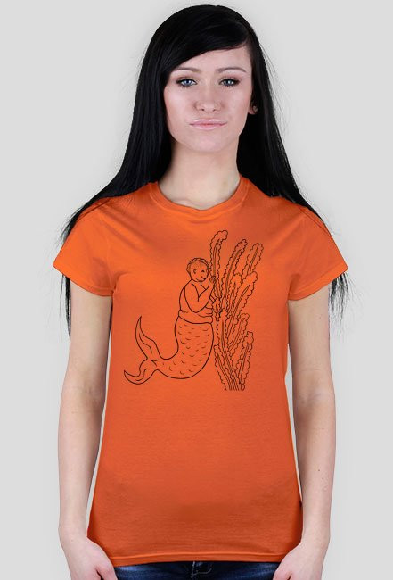 Drawing - Fat Mermaid