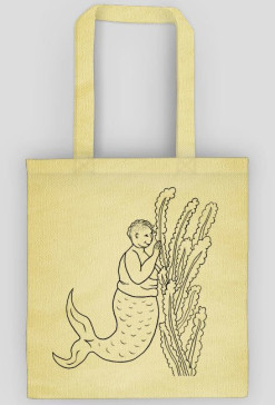 Drawing - Fat Mermaid