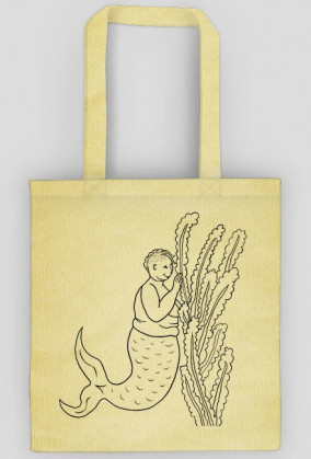 Drawing - Fat Mermaid