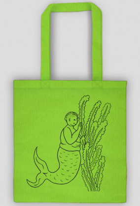 Drawing - Fat Mermaid
