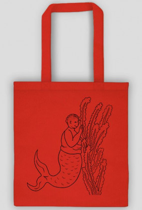 Drawing - Fat Mermaid