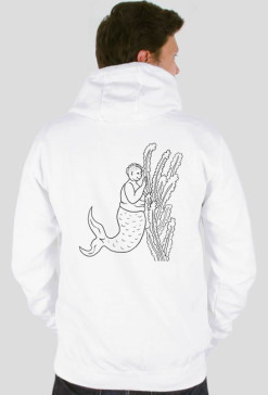 Drawing - Fat Mermaid