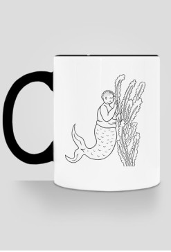 Drawing - Fat Mermaid