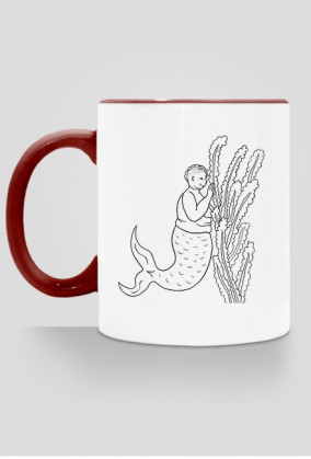 Drawing - Fat Mermaid