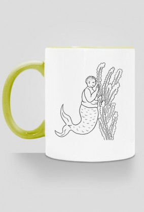 Drawing - Fat Mermaid