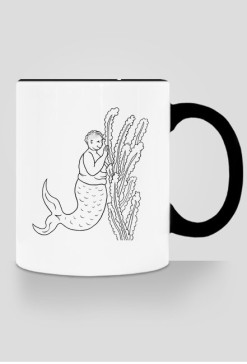 Drawing - Fat Mermaid