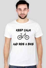 Koszulka "keep calm and ride a bike