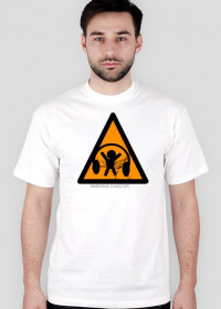 Koszulka Warning Dubstep! (biała)