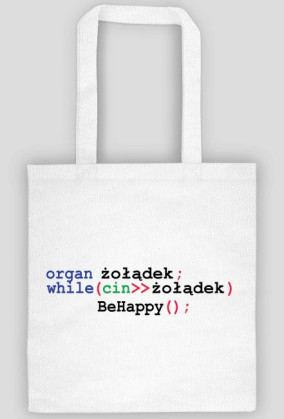 #LubięJeść - torba