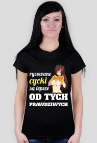 RYSOWANE CYCKI BLACK (W)