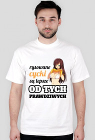 RYSOWANE CYCKI WHITE (M)