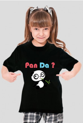 Dziecięca damska koszulka - Pan Da