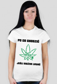 Koszulka Kobieca "Po co chodzić, jeśli można latać"