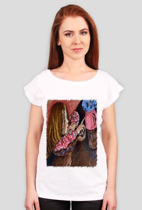 Del & S - Dziewczynka z wazonem z kwiatkami