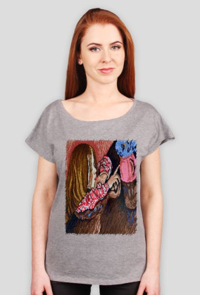 Del & S - Dziewczynka z wazonem z kwiatkami