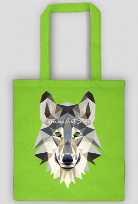 Eco Bag, Torba na zakupy z wilkiem, wilk