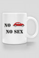 Kubek z nadrukiem "No garbus no sex"