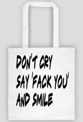 Don't cry..