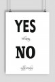 PLAKAT Yes&No