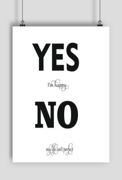 PLAKAT Yes&No