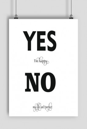 PLAKAT Yes&No