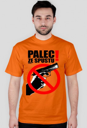 Palec ze spustu! - Czarny napis