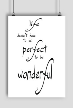 PLAKAT A2 Life Doesnt