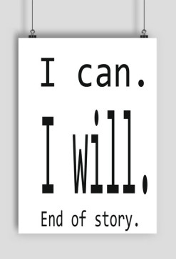 PLAKAT A2 I Can