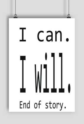 PLAKAT A2 I Can