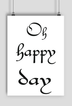 PLAKAT A2 Happy Day